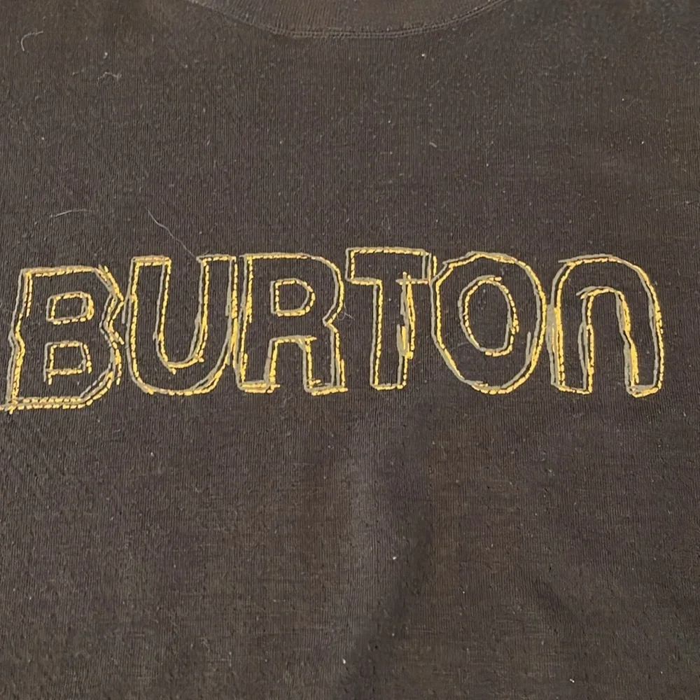 Burton Black Long Sleeve Henley Casual Wear size L - Picture 2 of 5